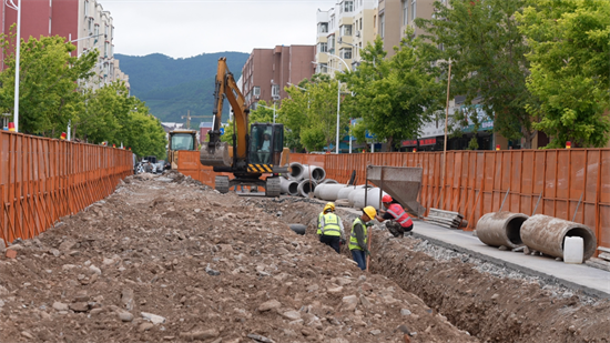 图们市:排水防涝设施改造建设项目有序推进