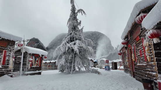 梅花山国际滑雪场开板进入冲刺阶段 冰雪旅游矩阵蓄势待发
