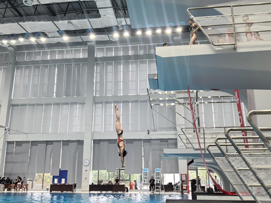 2026年全国少年儿童跳水冠军赛(B区)在贵阳开赛 贵州小将斩获开门红