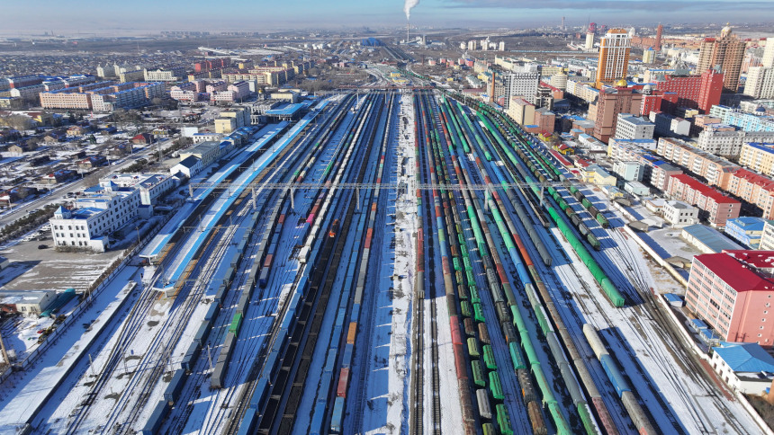 中欧班列“东通道”满洲里铁路口岸过货量超2000万吨