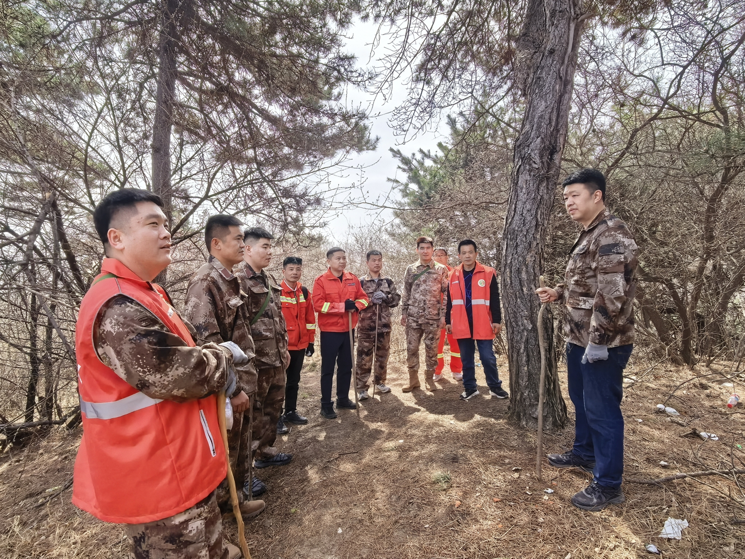 保定市满城区:集体巡林护生态 筑牢防火安全网