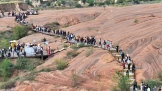 8.8万人次打卡 榆林靖边波浪谷持续打造文旅名片