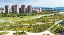 运城市尧梦公园：秋水澄澈 秋景清朗