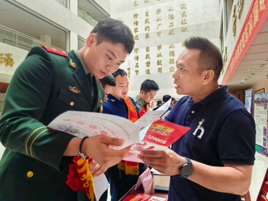 南通如東為退役軍人送上暖心“就業套餐”