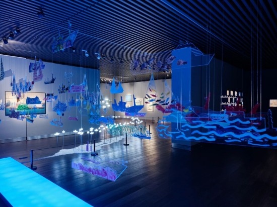 金陵美術館“過江——青年視界下的長江行吟”展以數字筆墨繪萬里江川