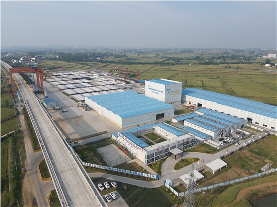 智能化建造赋能工程提速 宁淮城际铁路站前4标完成全部箱梁预制任务