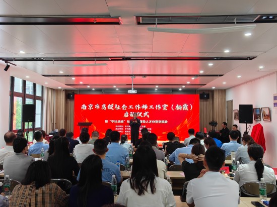 南京首個市級高級社會工作師工作室落地棲霞 專業力量賦能黨建引領基層治理