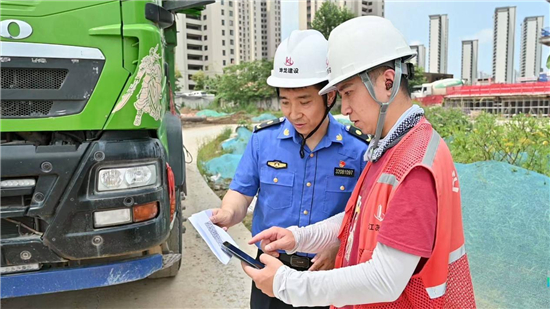 淮安市清江浦區:“一碼”閉環監管 讓建築垃圾運輸有跡可循