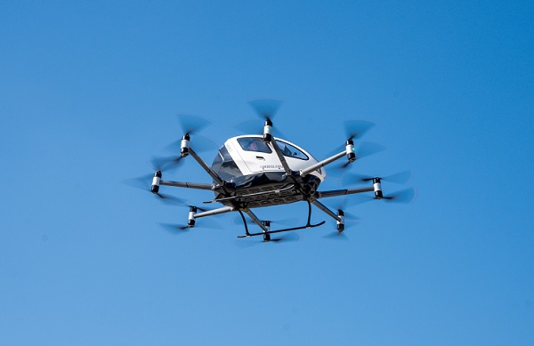 EHang advances pilotless passenger-carrying aerial vehicles certification process