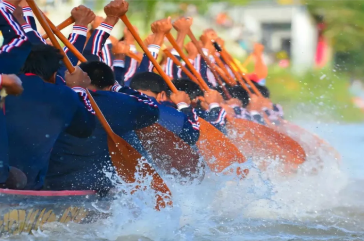 Exciting dragon boat race begins in Huangpu