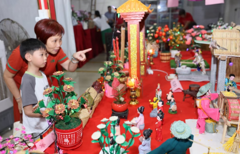 Huangpu’s Hongshan Subdistrict Hosts “Red Hongshan, Heart-to-Heart” Qiqiao Cultural Exchange Event