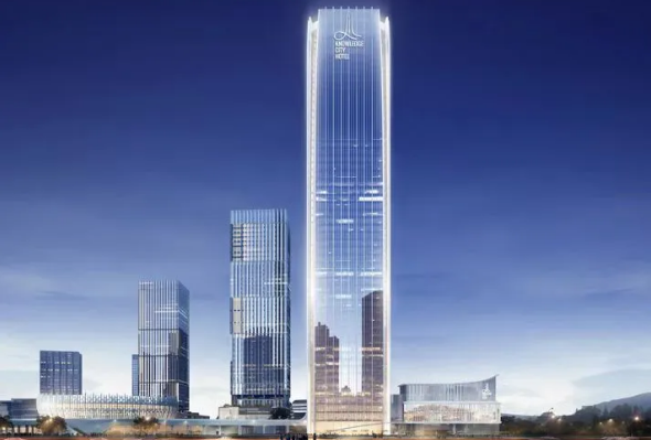 Super high-rise building completed in Guangzhou Knowledge City