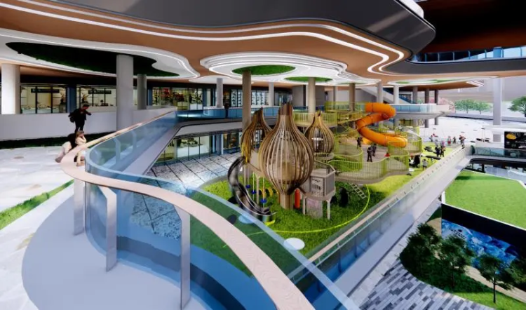 Cultural, sports commercial complex built in Huangpu