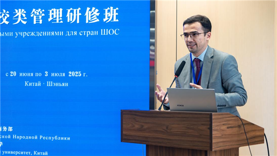 上合组织国家学校类管理研修班开班仪式在沈阳何氏眼科医院举行_fororder_图片 5