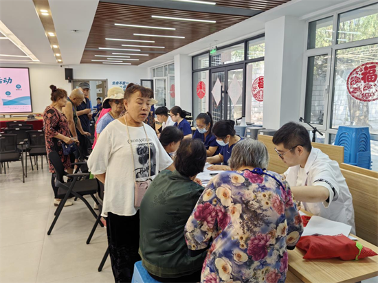 沈阳市皇姑区联动医疗机构 把健康服务送到居民家门口_fororder_马静体检