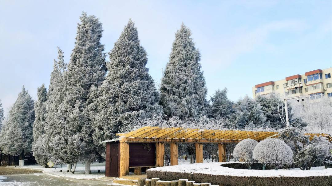 首场雾凇，仙境鸭绿江