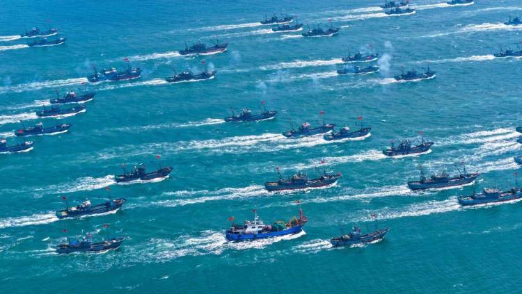 开海啦！大连渔船起航追“鲜”
