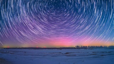 沈阳拍到了极光美景！