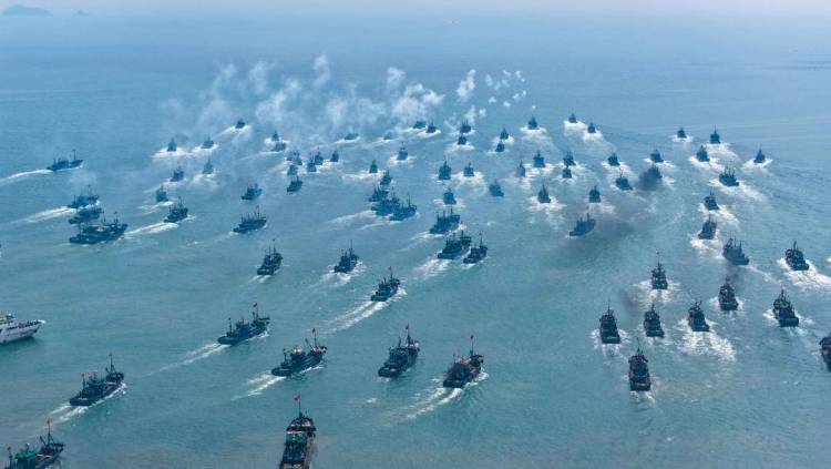开海啦！大连渔船起航追“鲜”