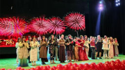 沈师国际教育学院举办中外学生迎双新晚会