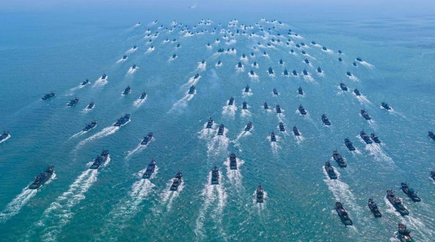 开海啦！大连渔船起航追“鲜”