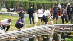 沈阳：中元节公祭活动倡导绿色缅怀