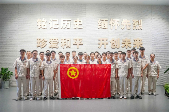 中车沈阳公司团委开展爱国主义教育主题团日活动暨新发展团员入团仪式_fororder_中车党建图