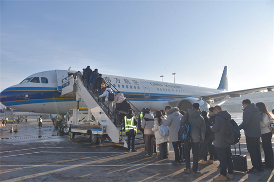 南航北方分公司冬春航季 沈阳地区计划执行37条航线_fororder_供图：南航北方分公司