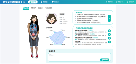 大连理工大学附属中心医院自主研发数字孪生健康管理平台 实现临床辅助与疾病预防的智能化跃升_fororder_黄非数字