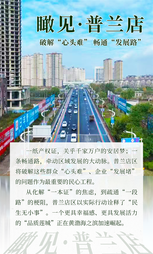 图说·普兰店|破解“心头难”畅通“发展路” 大连普兰店区民生答卷擦亮幸福底色_fororder_海报