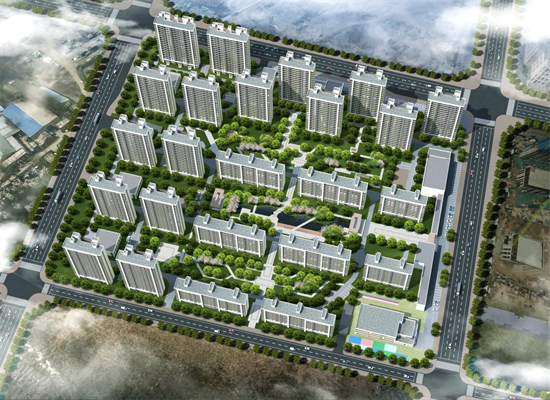 绘就民生幸福底色 中建八局沈阳市于洪区城市更新建设项目主体结构封顶_fororder_马静中建项目3