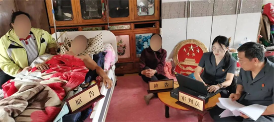 汪清县人民法院:上门立案暖民心 床前调解解民忧_fororder_吉林汪清