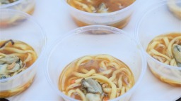 鲜香非遗味 情暖中国年 大连普兰店海蛎子面惊艳亮相