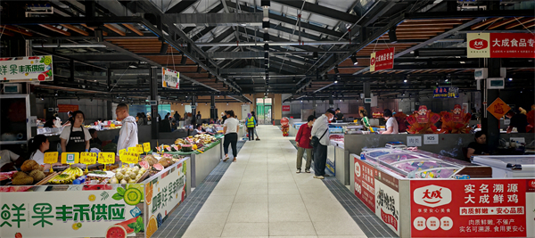 大连普兰店区首个智慧化农贸市场正式开业_fororder_a5a9f11e0f3abde13d253ec74466aac