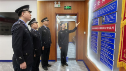 辽宁丹东：临江边境派出所组织民警进行警史教育