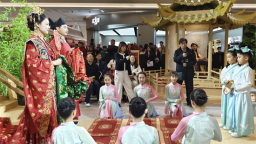 宋制婚礼沉浸式上演 沈阳市皇姑区这场“穿越”大典火了