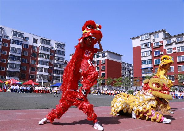 沈阳：南狮舞进北方小学运动会_fororder_微信图片_20250429154234