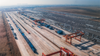 中欧班列（沈阳）集结中心运营满三周年 “钢铁动脉”为东北振兴注入澎湃动能