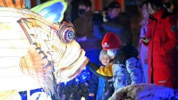 雪打花灯闹元宵