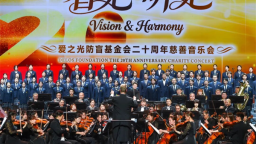 辽宁何氏医学院何声合唱团亮相爱之光二十周年慈善音乐会