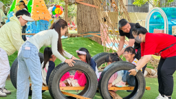 沈阳市铁西区实验幼儿园举办“大树下的六一”主题亲子游乐会