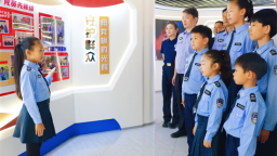 沈阳市少年警校联合黄河派出所开展“七一”党建警营主题活动