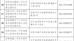 7月1日起沈阳多项机动车业务下放35家登记服务站就近办理