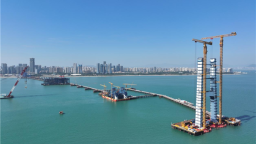 金门同胞首次组团参访厦金大桥（厦门段）项目