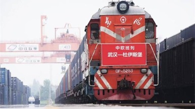 中欧班列（武汉）春节发行14列 出口产值超3亿元