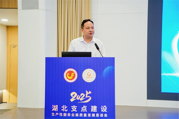 湖北支点建设暨生产性服务业高质量发展恳谈会在湖北经济学院举行_fororder_2