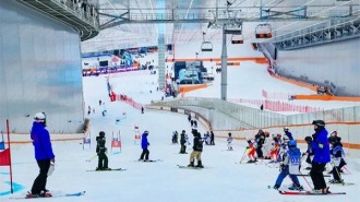 160名滑雪健儿同台角逐 湖北省首届青少年滑雪公开赛在黄陂收官
