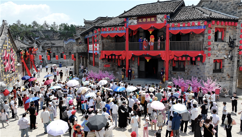黄安古城·红安影视幻城首届汉服文化节开幕_fororder_图片10