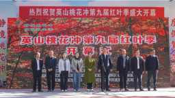 “缤纷秋色·醉美红叶”英山桃花冲第九届红叶季浪漫启幕
