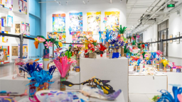 “我们的梦想会开花——六一儿童艺术展”在汉开幕